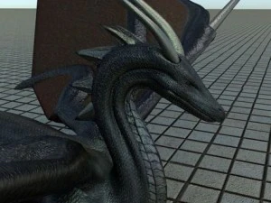 dragon rigged and game ready 3D Model