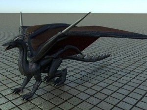 dragon rigged and game ready 3D 모델