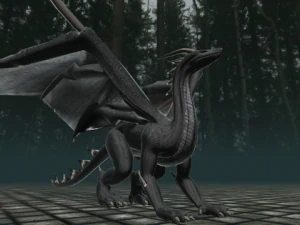 dragon rigged and game ready 3D Model