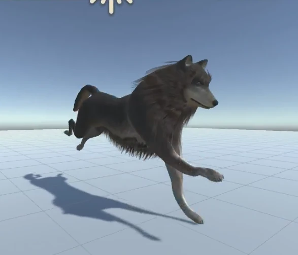 wolf rigged animated and game ready 3D Model .c4d .max .obj .3ds .fbx .stl .blend