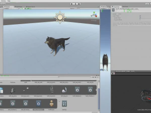 wolf rigged animated and game ready 3D Model