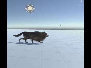 wolf rigged animated and game ready 3D Модель