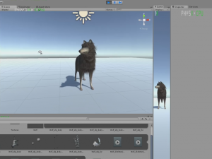 wolf rigged animated and game ready 3D Модель