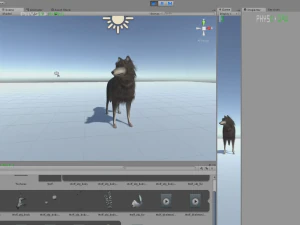 wolf rigged animated and game ready 3D Model