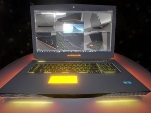 alienware 18 gaming laptop 3Dモデル