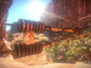 rusty stun spear powered by car battery 3D Model