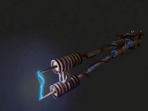 rusty stun spear powered by car battery Modello 3D