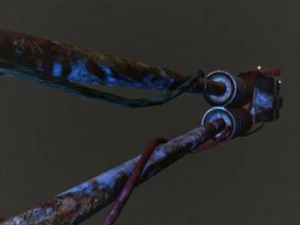 rusty stun spear powered by car battery 3D Model