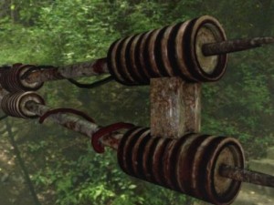 rusty stun spear powered by car battery Modello 3D