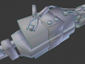 rusty stun spear powered by car battery Modello 3D