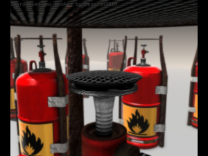 gas cooker made of junk and duct tape Model 3D