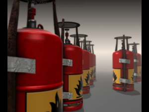 gas cooker made of junk and duct tape Model 3D