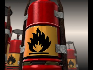 gas cooker made of junk and duct tape Model 3D