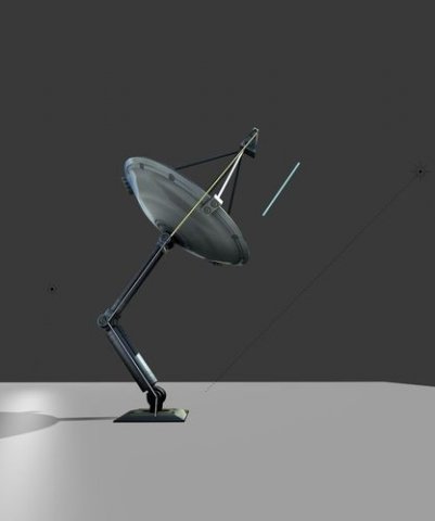 satellite dishes rigged and low poly 3D-Modell .c4d .max .obj .3ds .fbx .stl .blend 