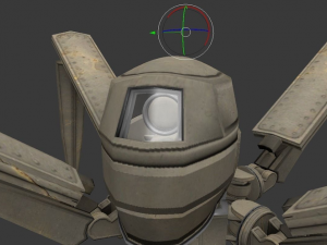 rigged and animated robot 3D Model