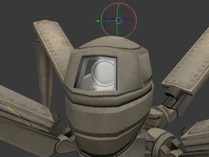 rigged and animated robot 3D Model