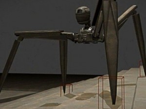 rigged and animated robot 3D Model