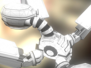 rigged and animated robot 3D Model