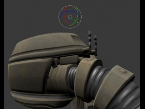 rigged and animated robot 3D Model