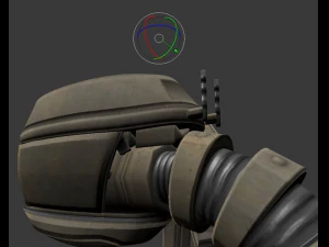 rigged and animated robot 3D Model