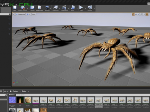 spider rigged and game ready 3D Model