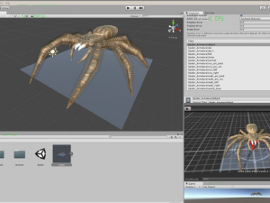 spider rigged and game ready 3D Model