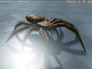 spider rigged and game ready 3D Model
