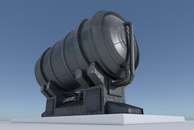 water tank Modello 3D .c4d .max .obj .3ds .fbx .stl .blend 