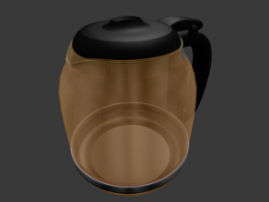coffee machine rigged 3D मॉडल