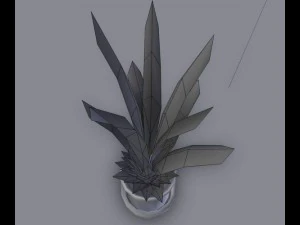 indoor pot plant 3D Model