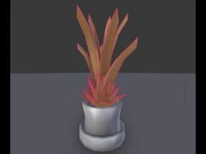 indoor pot plant 3D Model