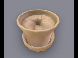 indoor pot plant Modello 3D
