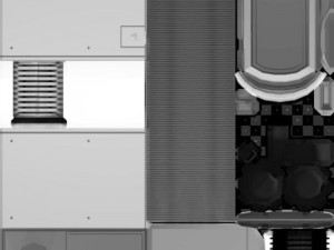 air conditioner rigged 3D Model