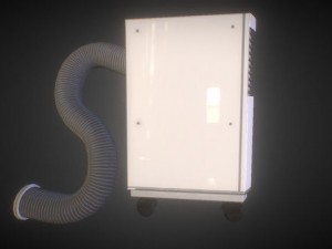 air conditioner rigged 3D Model