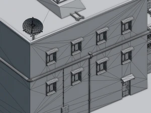 futuristic ghetto building 3D Model