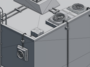 futuristic ghetto building 3D Model