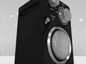 Radio jgc uzbrojone i animowane Model 3D