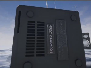jgc radio rigged and animated 3D Model