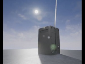jgc radio rigged and animated 3D 모델
