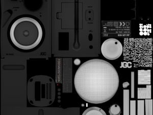 jgc radio rigged and animated 3D 모델