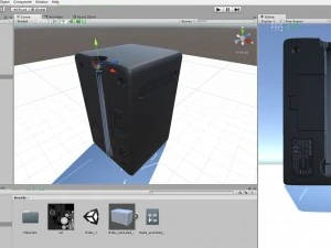 jgc radio rigged and animated 3D Model