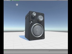 jgc radio rigged and animated 3D 모델