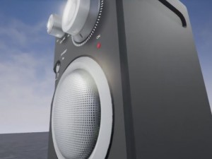 jgc radio rigged and animated 3D 모델