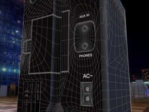 jgc radio rigged and animated 3D 모델