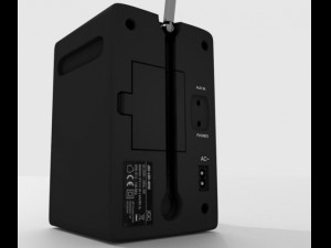 jgc radio rigged and animated 3D 모델