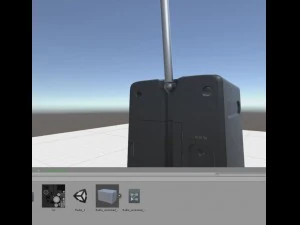 jgc radio rigged and animated 3D Model