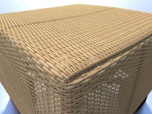 basket stool high and low poly 3D Model