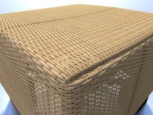 basket stool high and low poly 3D Model