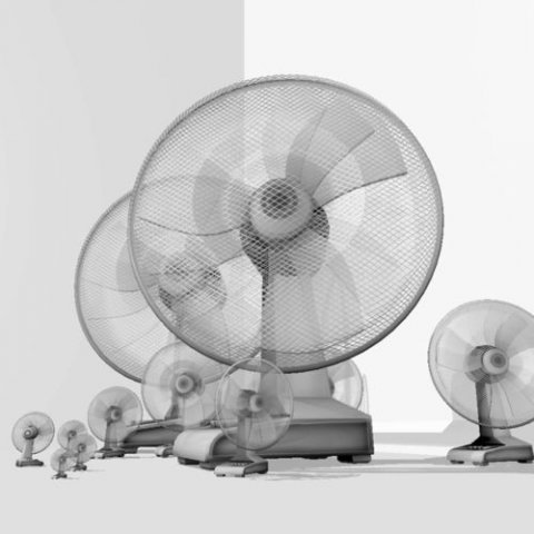 animated fan game ready Model 3D .c4d .max .obj .3ds .fbx .stl .blend 