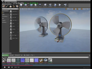 animated fan game ready 3D Model